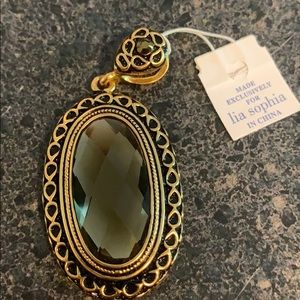 Lia Sophia gold tone pendant